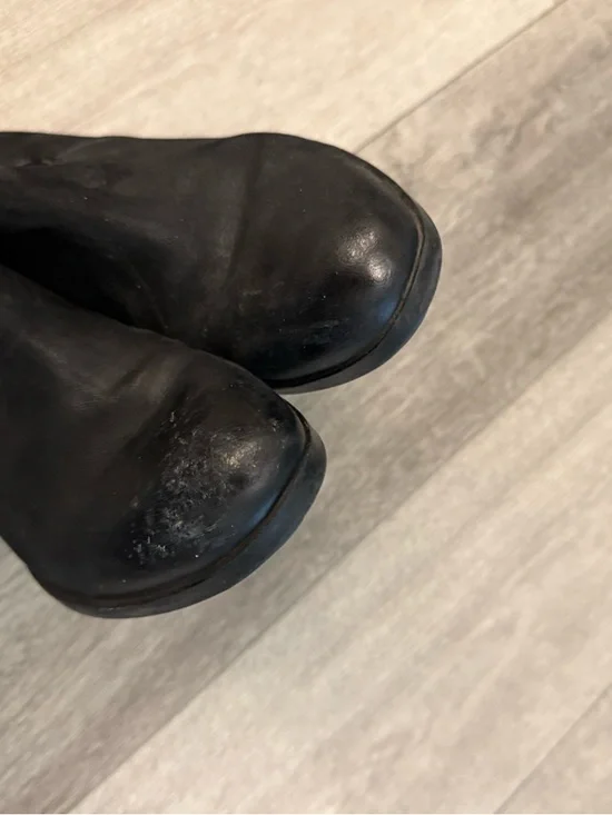 MJUS Anthropologie Black Women's Ankle Boots size 41 heeled booties - Picture 12 of 12